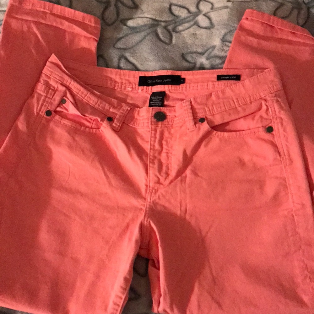 Calvin Klein skinny crop jeans